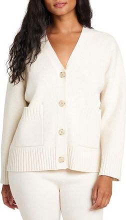 Splendid x Cella Jane Oversize Cardigan in Snow at Nordstrom Rack, Size X-Small