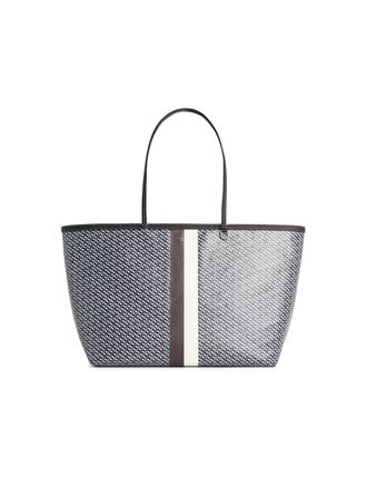 Tory Burch Borsa Tory Burch Racer in misto cotone blu