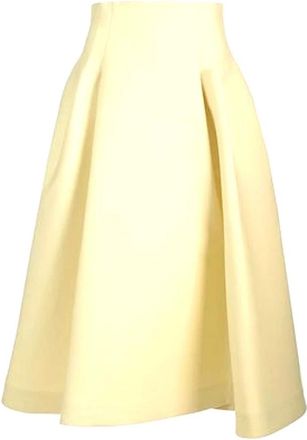 Bottega Veneta Dames, Rokken, Geel, Maat: XS Katoen