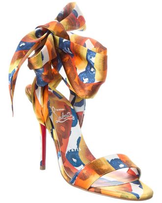 Christian Louboutin Miss Z 100 Satin Sandal