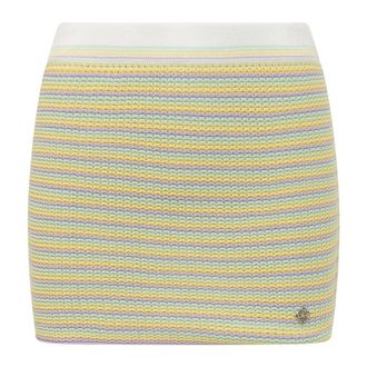 Casablanca Short Skirts, female, Multicolor, Size: S Bourgeois Stripe Skirt
