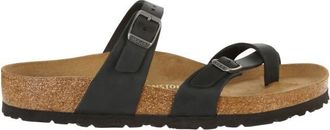 Birkenstock Mayari Oiled Leather Sandalen - Unisex | braun/schwarz