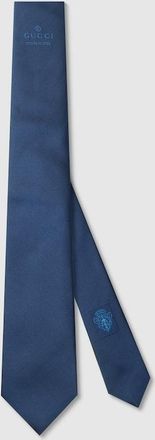Gucci Silk Tie, Blue