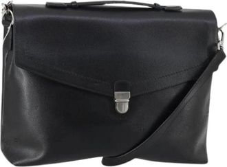 Ferragamo Pre-owned Leather Handbag - Dames - Vintage Handtas - Zwart - ONE Size - Leer - Vintage