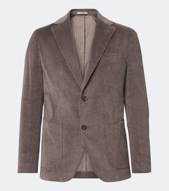 Eleventy Cotton and cashmere corduroy blazer