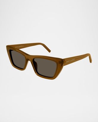 Saint Laurent Cat-Eye Acetate Sunglasses