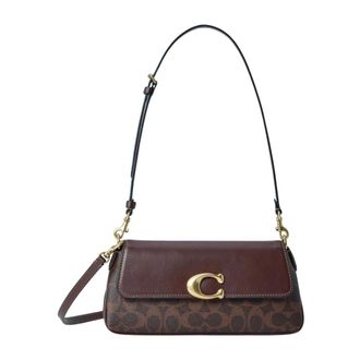 Coach Jet Shoulder Bag In Signature Canvas - female - Coach - Shoulder Bags - Brown - ONE SIZE - Bags