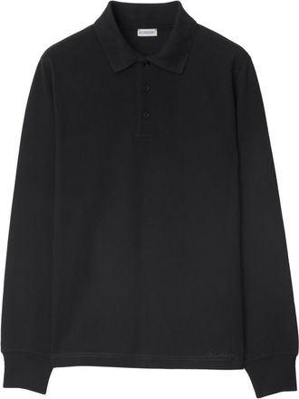 Burberry wool polo shirt - men - Wool - S - Black