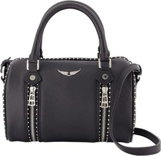 Zadig&Voltaire XS Sunny Studs Bag - Dames - Handtassen - Zwart - ONE Size - Katoen - Tassen