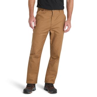 Timberland Mens Gritman Flex Athletic Fit 5 Pocket Work Pant, Dark Wheat, 38W x 30L