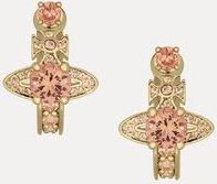 Vivienne Westwood Maitena Earrings Gold-peach-cz Gold-peach-cz Women