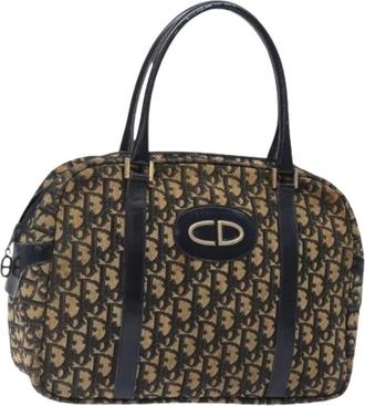 Dior Pre-owned Handbags, female, Multicolor, Size: ONE SIZE Pre-owned Trotter Canvas Hand Bag