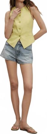Veronica Beard Hartwell Vest In Pistachio