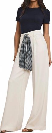Veronica Beard Tai Pant In Dove
