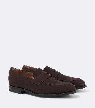 Churchs Hertford suede penny loafers