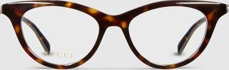Gucci Cat-eye Optical Frame, Brown