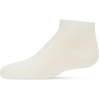 MeMoi Basic Silky-Soft Gauge Ankle Sock in Winter White at Nordstrom, Size 6-12M
