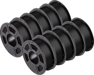 OEM Filamento Pla Para Impresoras 3d, 1,75 Mm De Di&aacute;metro, Alta Resistencia, Negro, 10 Kg Pla