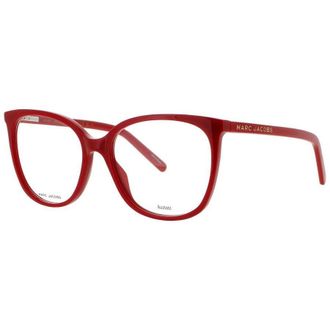 Marc Jacobs Ladies Red Rectangular Eyeglass Frames Marc-662