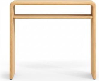 Wabi Home Consola de madera maciza 90cm