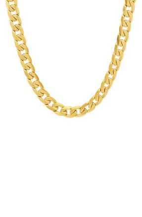 Steeltime Curb Chain Link Necklace in Yellow at Nordstrom Rack