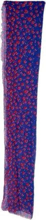 Louis Vuitton Pre-owned Stephen Sprouse Scarf in Multicolor Cashmere - Dames - Vintage Accessoires - Blauw - ONE Size - Vintage