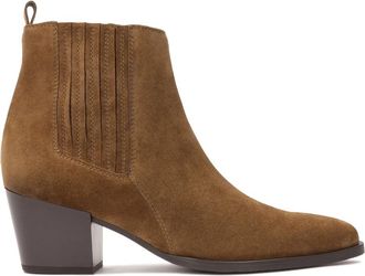Kazar Enkellaarsjes - Dames - Laarzen met Hak - Bruin - 37 EU - Schoenen