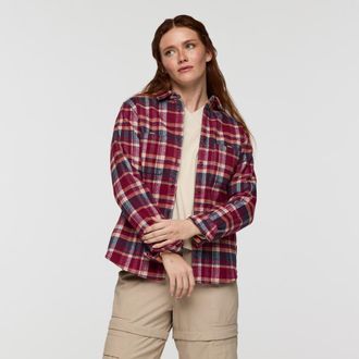 Cotopaxi Mero Organic Flannel Shirt - Womens in Jam And Iceberg Plaid at Nordstrom, Size X-Small