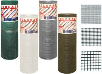 Made in Italy Red De Pl&aacute;stico Extrusionada Antracita 50m H100cm Malla 10x10mm - Colorado - Uso Jardiner&iacute;a Y Cercas Ligeras - United Fences