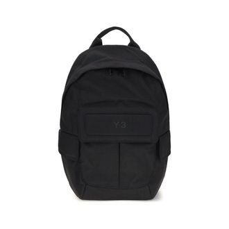 Yohji Yamamoto Black Polyamide Mens Backpack