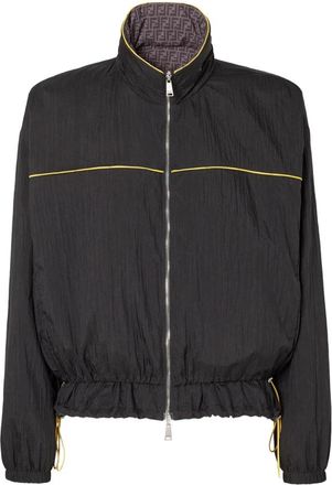 Fendi Technical Reversible Windbreaker - Heren - Bomber jackets - Zwart - XL - Polyester - Jassen