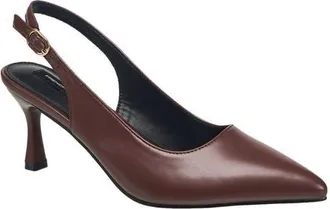 French Connection Brenna Kitten Heel in Chocolate at Nordstrom, Size 10