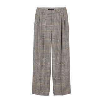 Luisa Cerano Pantalones anchos tobilleros - Trousers - Mujer - Beige - XL