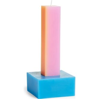 Areaware Happiness Pillar Candle in Orange/Pink at Nordstrom Rack