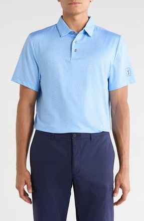 PGA TOUR Geometric Argyle Polo in Top O The Morning at Nordstrom Rack, Size Xx-Large