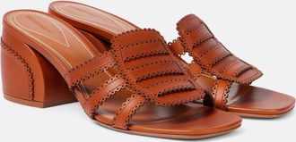 Zimmermann Mules Goldie 65 in pelle