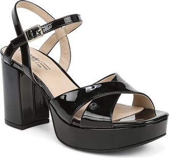 Life Stride Alice Platform Sandal - Wide Widths Available in Black at Nordstrom, Size 8.5