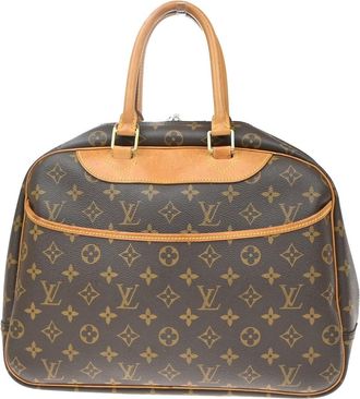 Louis Vuitton Deauville Monogram Canvas Brown Canvas Handbag (Pre-Owned)