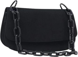 Prada Pre-owned Vintage Schoudertas - Dames - Vintage Schoudertas - Zwart - ONE Size - Katoen - Vintage