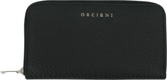Orciani Soft Wallet - Dames - Portefeuilles - Zwart - ONE Size - Leer - Accessoires