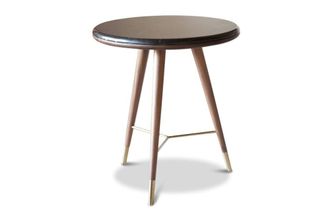 PIB Mesa auxiliar de marmol negro