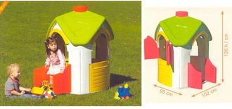 Wurko Wurko - Kormax Casita Triangulo 102x129x95 Cm, Casita Tri&aacute;ngulo 102x129x95 Cmincluye Puerta Y 2 Ventanas Batientesapto Para Ni&ntilde;os De A Partir De 2 A&ntilde;o