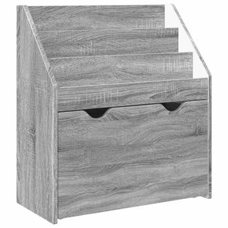 vidaXL Estanter&iacute;a Para Ni&ntilde;os Con Caj&oacute;n Gris Sonoma 60 X 29,5 X 69 Cm Vidaxl
