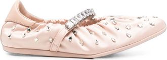 Jimmy Choo London Jade lederen balletten