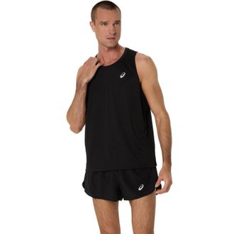 Asics Lauftop ASICS ASICS CORE SINGLET, Herren, Gr. XXL, schwarz (performance schwarz), Obermaterial: 100% Polyester, Tops Lauftop
