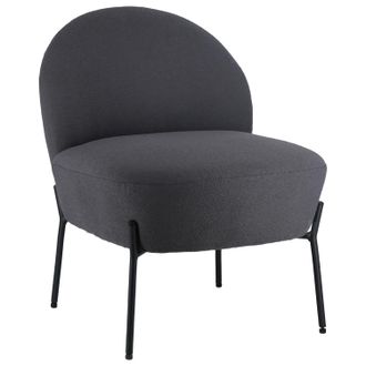 Happy Garden Happy Garden - Sill&oacute;n En Tejido Boucl&eacute; Gris Helmi