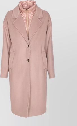 Herno long sleeve padded coat with back vent