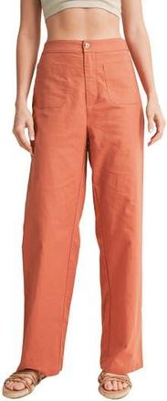 Wishlist High Rise Wide Leg Pants in Burlwood at Nordstrom Rack, Size Medium