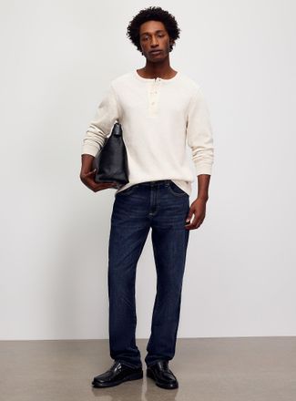 DL1961 Mens Russell dark-blue jean Straight, slim fit