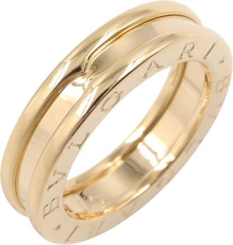 Bulgari Gold Yellow Gold (18K) Band Ring (Pre-Owned)